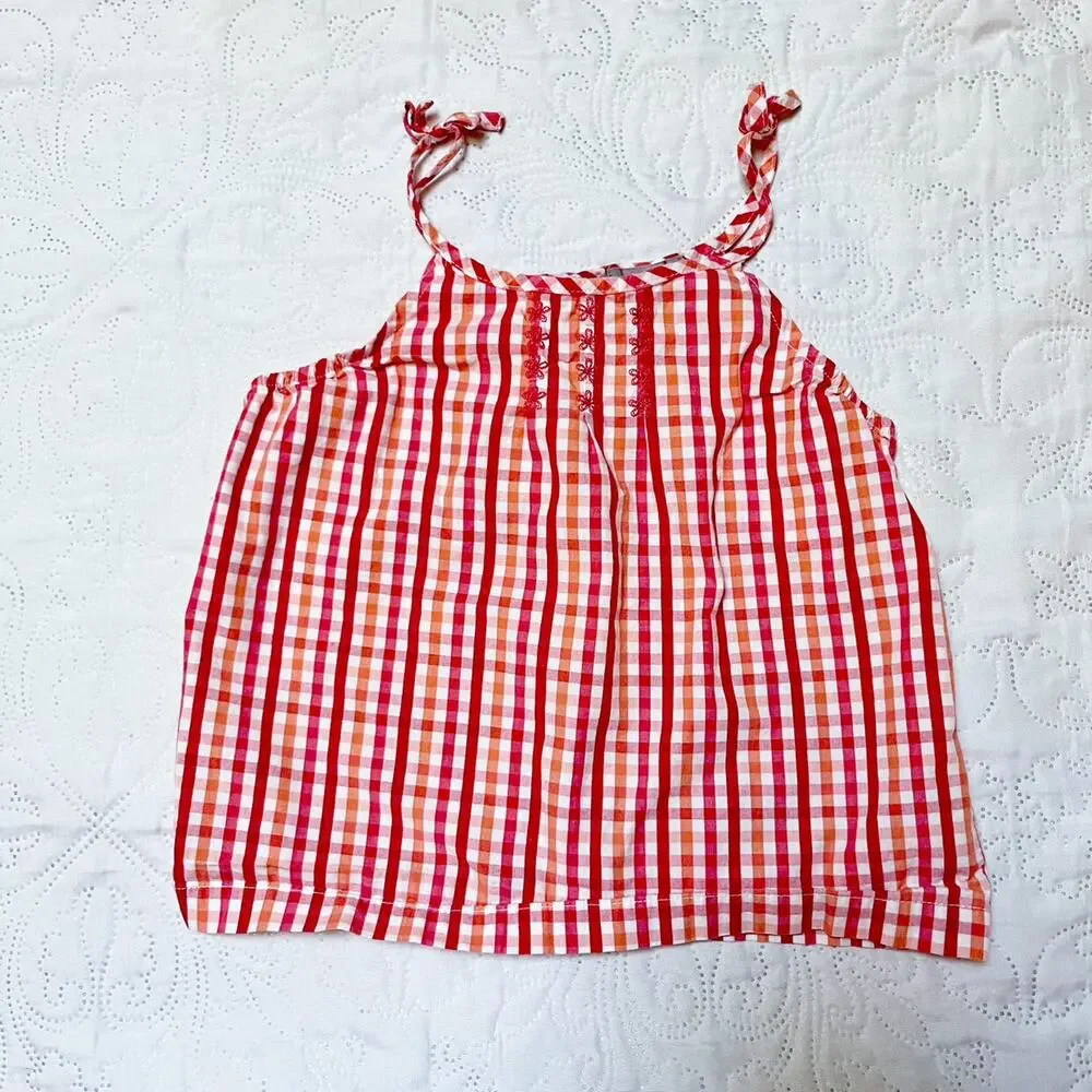 Carter's Vintage Embroidered Tank Top Size 6